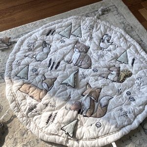 Crate & Barrel 2 Woodland Animals Playmat